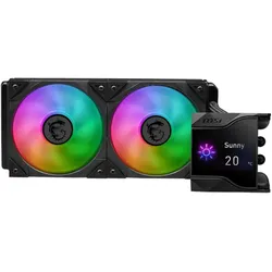 MSI MPG CORELIQUID D240 Cooler, CPU Wasserkühler, Mehrfarbig, Schwarz