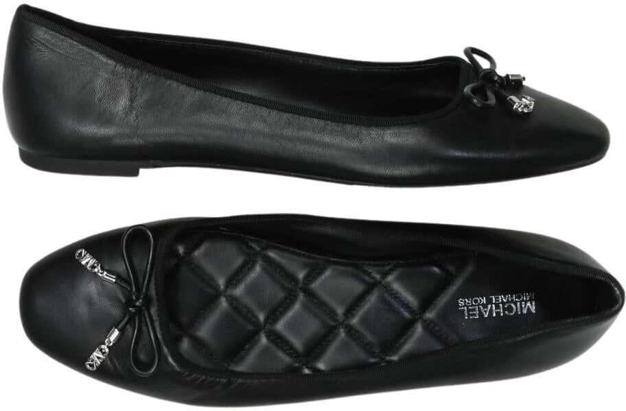 Michael Michael Kors Damen Ballerina, Schwarz, Gr. EU 38, Leder - Second Hand