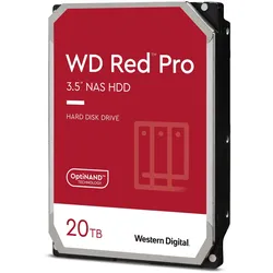 WESTERN Digital WD Red Pro 20TB, 24/7, 512e / 3.5" / SATA 6Gb/s