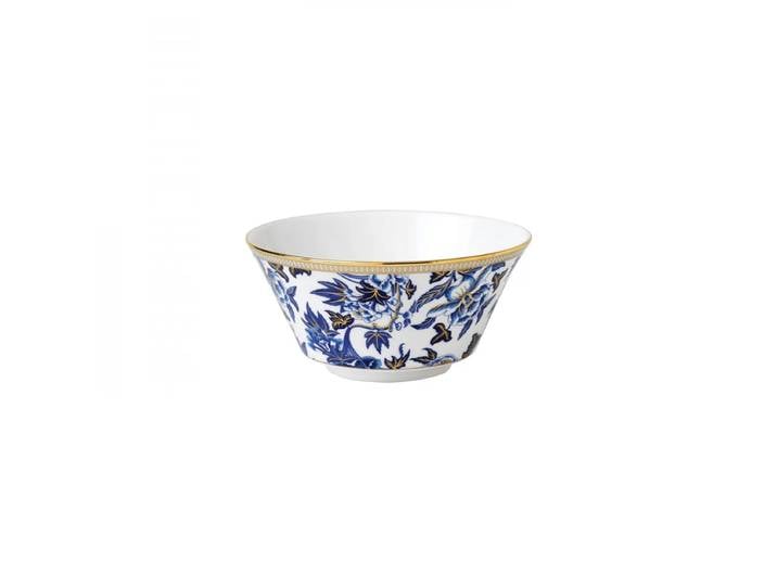 Wedgwood Bol Hibiscus blanc-bleu