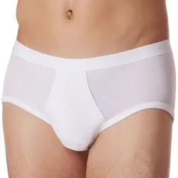 Schiesser Fine Rib Sport Brief 3XL-6XL Weiß Baumwolle 6XL Herren