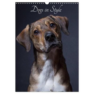 Dogs in Style (Wall Calendar 2026 DIN A3 portrait), CALVENDO 12 Month Wall Calendar