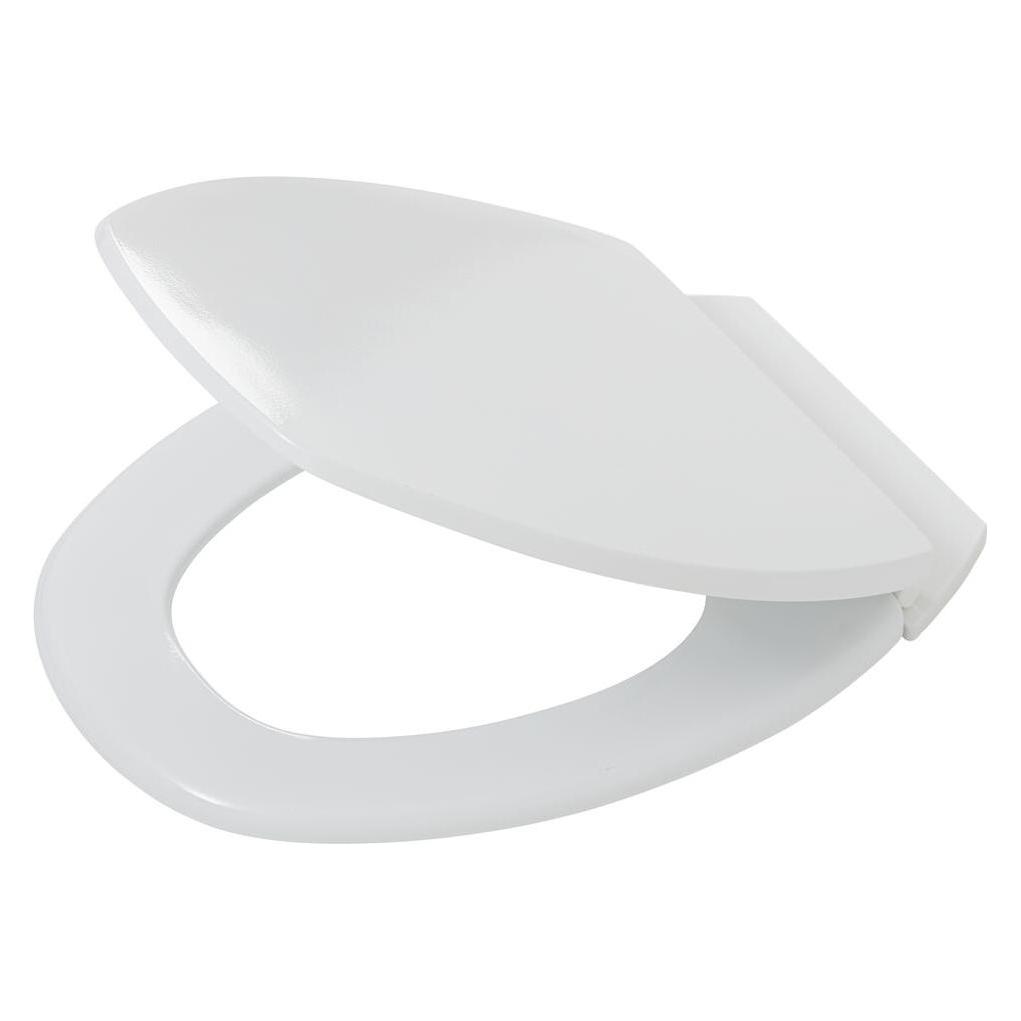 Tiger Logston Toilet seat with lid MDF White (68934837)