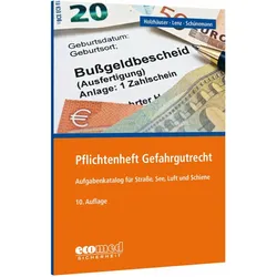 Pflichtenheft Gefahrgutrecht, Fachbücher von Joachim Schünemann, Jörg Holzhäuser, Kerstin Lenz