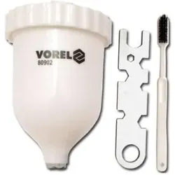 Vorel, Druckluftaufsatz, Toya SPRAY GUN HVLP 600ml WITH TOP BANK + GAUGE 80902
