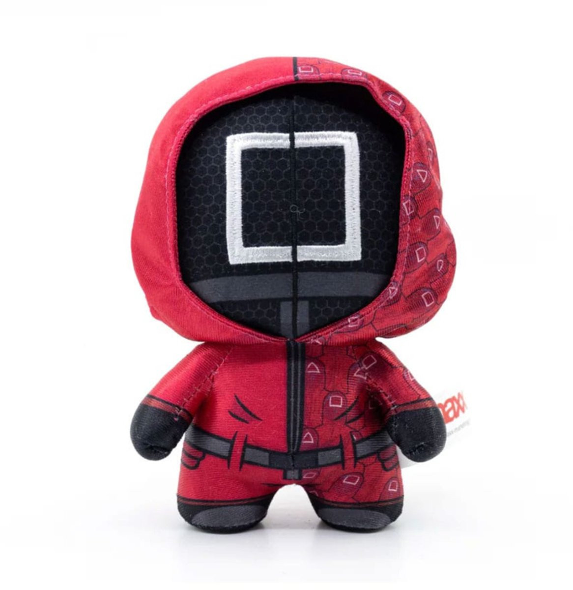 YuMe Toys Squid Game DZNR Plush Figure Masked Manager Join the Game Edition, 18 cm
