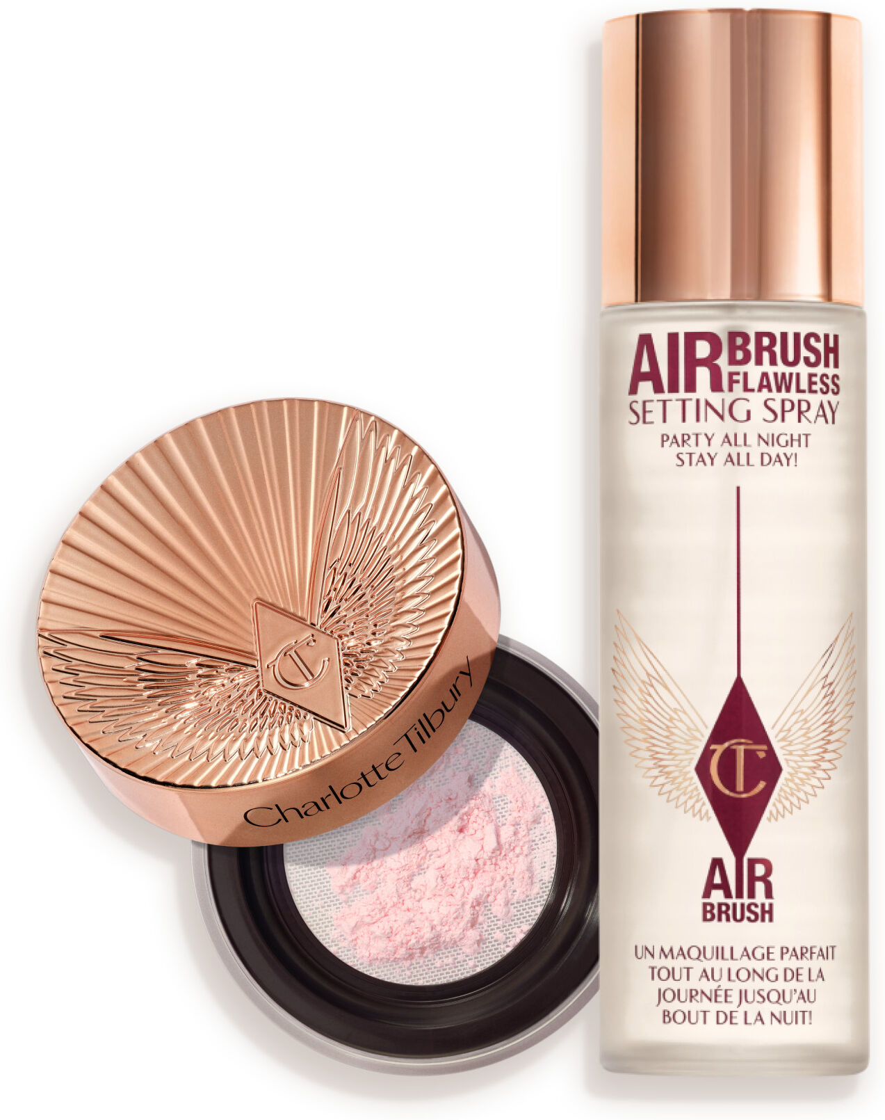 Airbrush Flawless Blur + Lock Duo - Face Kit Charlotte Tilbury 9875 Airbrush Flawless Blur + Lock Duo Size: