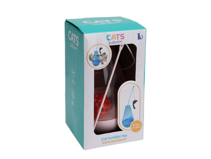 Katzenspielzeug Becher mit Angel 34 cm