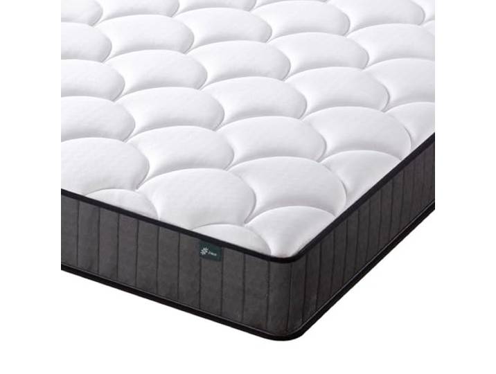 Zinus Hybrid-Matratze, Memory Foam, Weiß, Single
