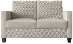 CraftPorch Luxury Velvet Upholstered Loveseat