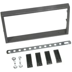  Doppel-DIN Komplettset Rubber Touch SsangYong Kyron 
