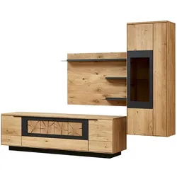 Wöstmann Wohnwand WM 1910 Holz Braun Wildeiche