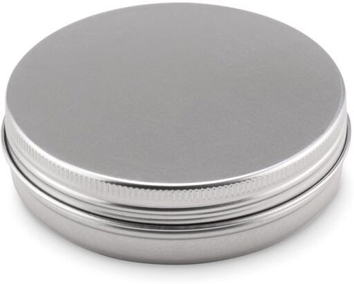 Set de couture personnalisé en boîte ronde Cucire Argent Mat