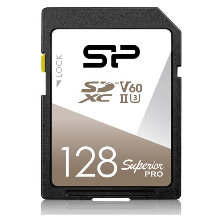 Silicon Power memory card SDXC Superior Pro UHS-II (128 GB, SDXC, U3, UHS-II) (SP128GBSDXJV6V10)