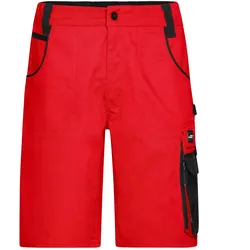 Arbeitsshorts "JN835" - 46 - red/black