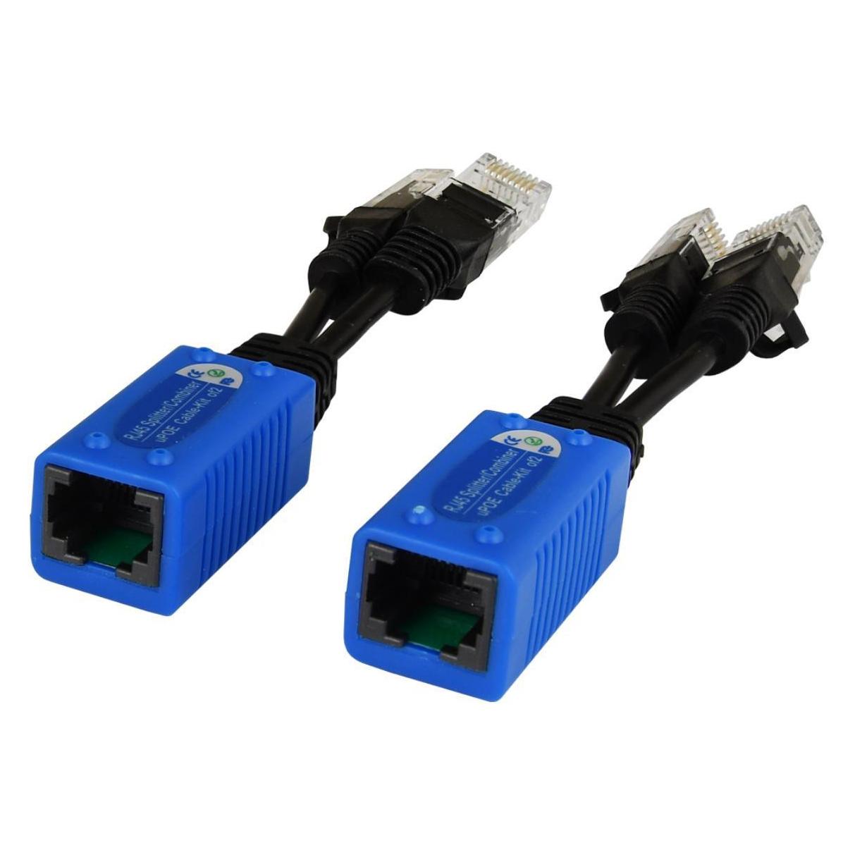 NoName SPLITTER 2xRJ45 (KABEL) - 1xRJ45 (BUCHSE) Pulsar P-POE2 (Antennenadapter) (PULSAR)