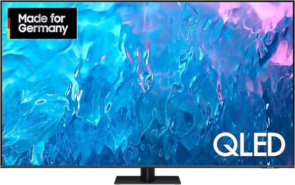 Samsung 55" QLED 4K Q80C (2023), 139,7 cm (55"), 3840 x 2160 Pixel, QLED, Smart-TV, WLAN, Silber