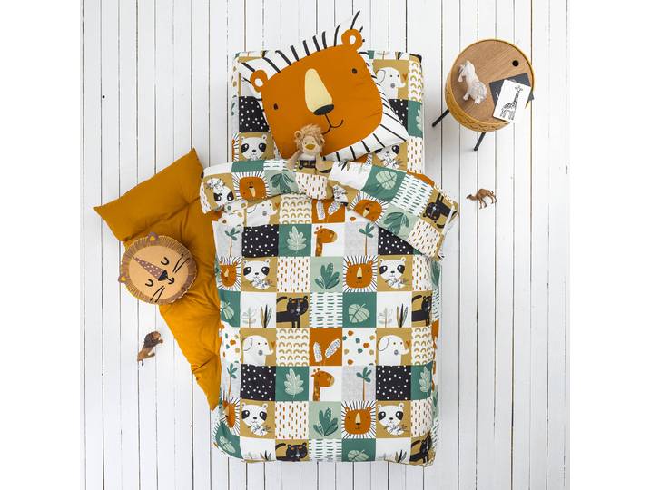 Linge de lit enfant imprimé Africa - coton 57 fils/cm² - Blancheporte