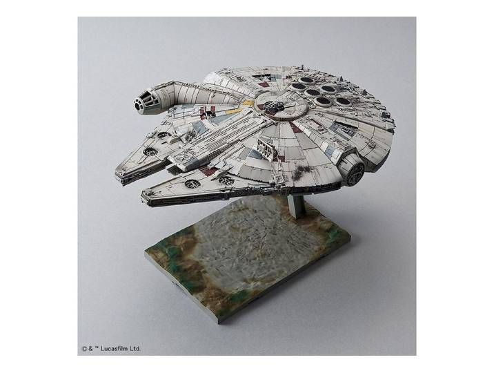 Bandai Modellbausatz Star Wars - Millennium Falcon, Maßstab 1:144