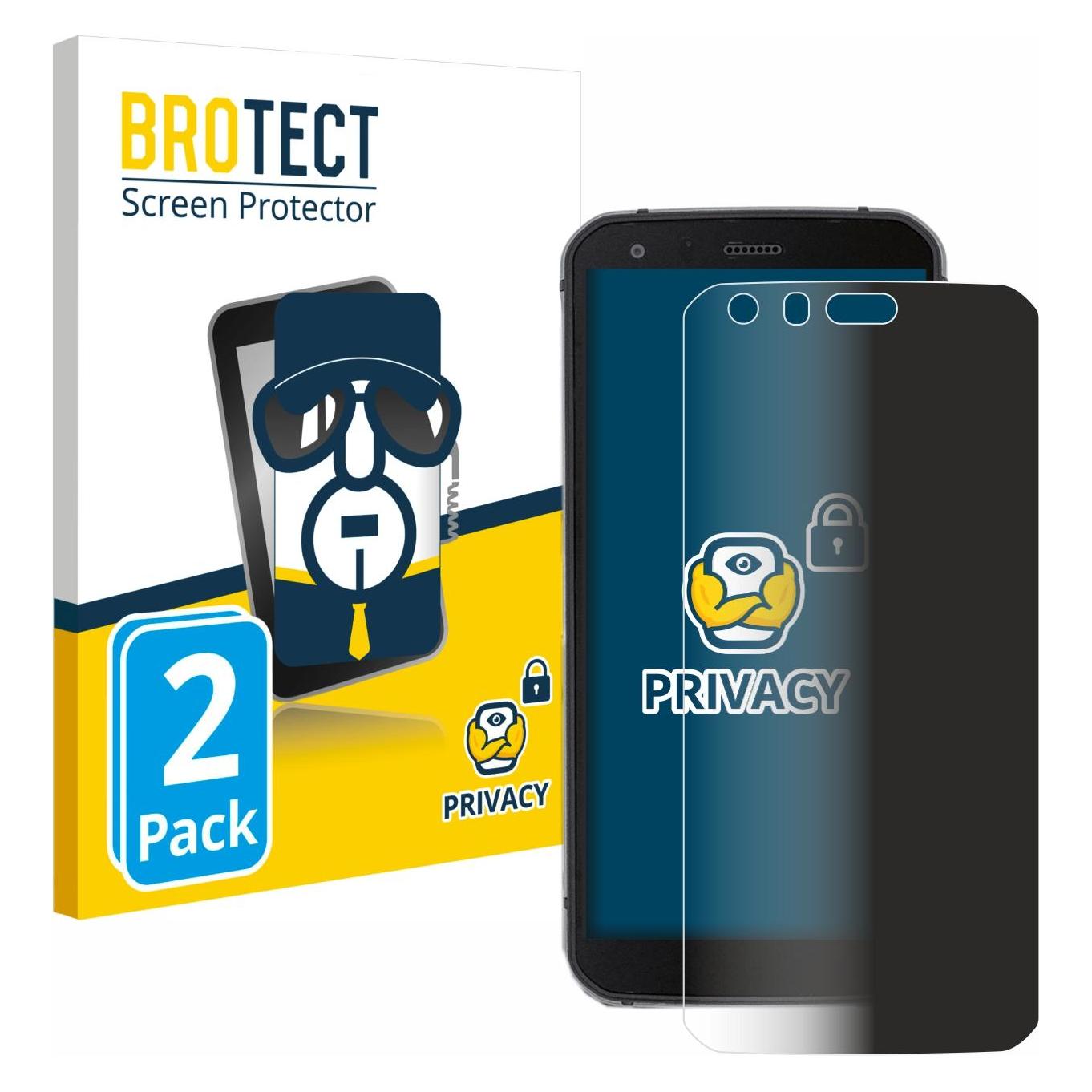Brotect Sichtschutzfolie Anti-Spy Privacy Folie Blaulicht-Schutz (Cat S62 Pro) (4339226)