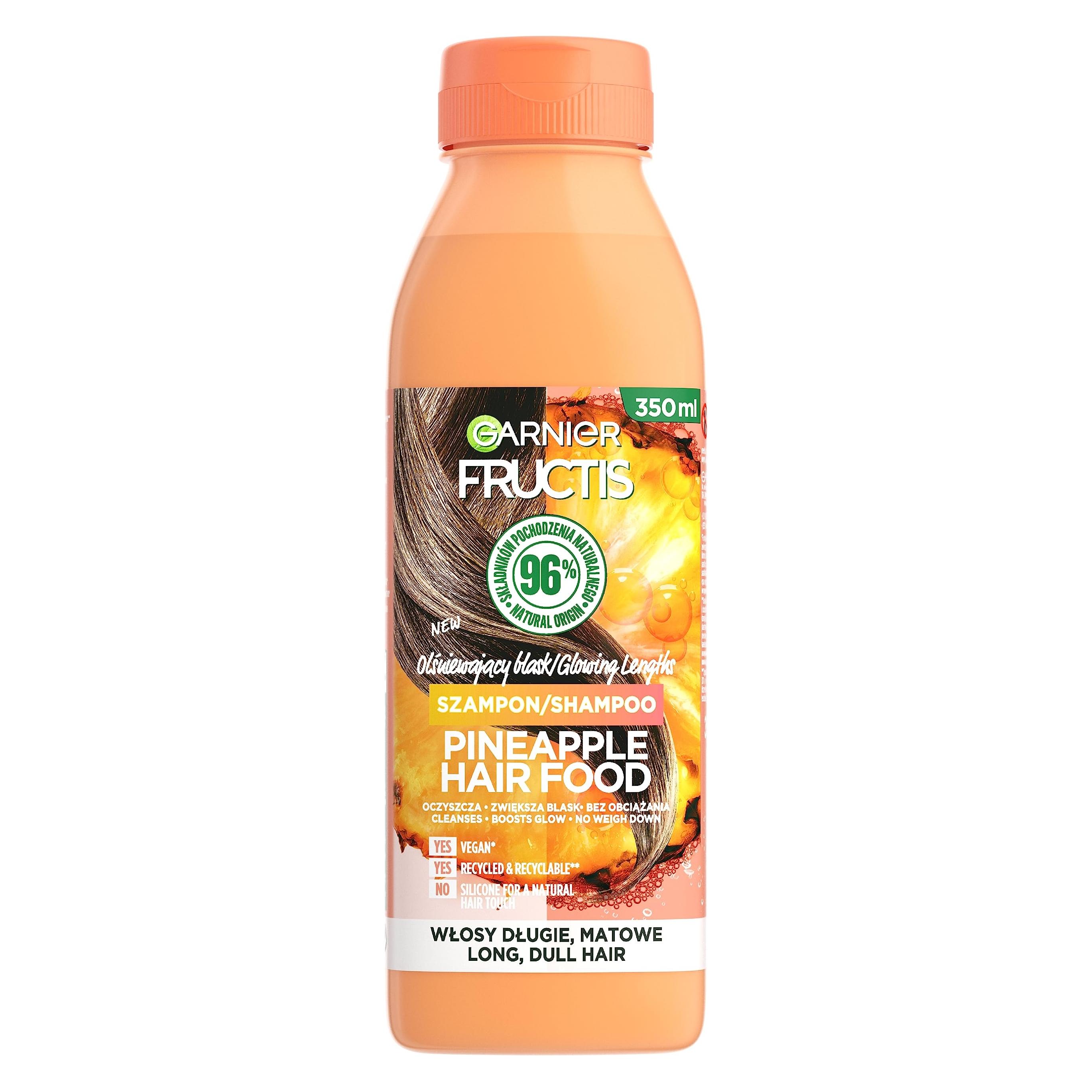 Garnier Hair Food Shampoo For Matte Hair Pineapple 350Ml (Flüssiges Shampoo, 350 ml) (3600542514187)