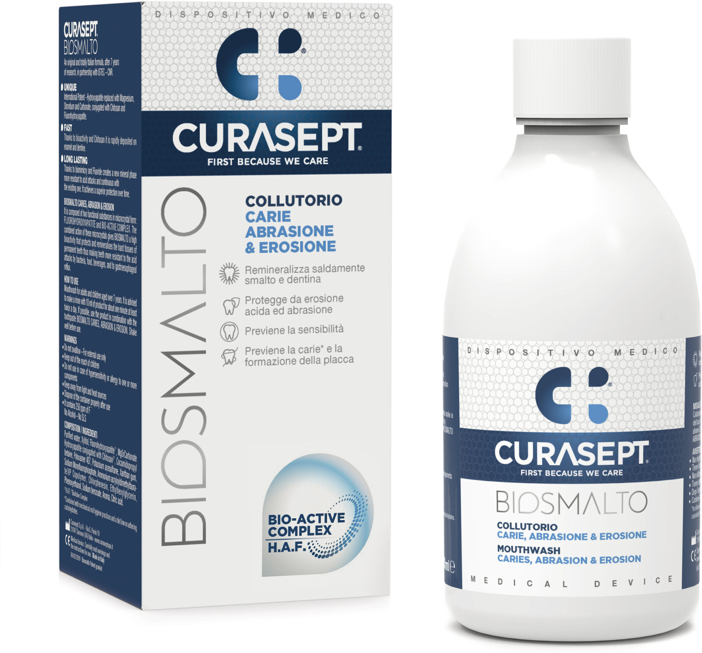 Curasept Biosmalto Collutorio Protezione Carie 300 ml