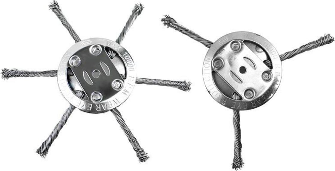 INF Lichtgewicht stalen draadtrimmerwiel met Lithium 3-blade en 6-blade voor huishoudelijk gebruik