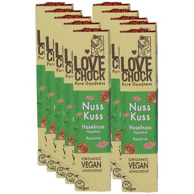Lovechock Nuss Kuss x10 10x40 g Schokolade