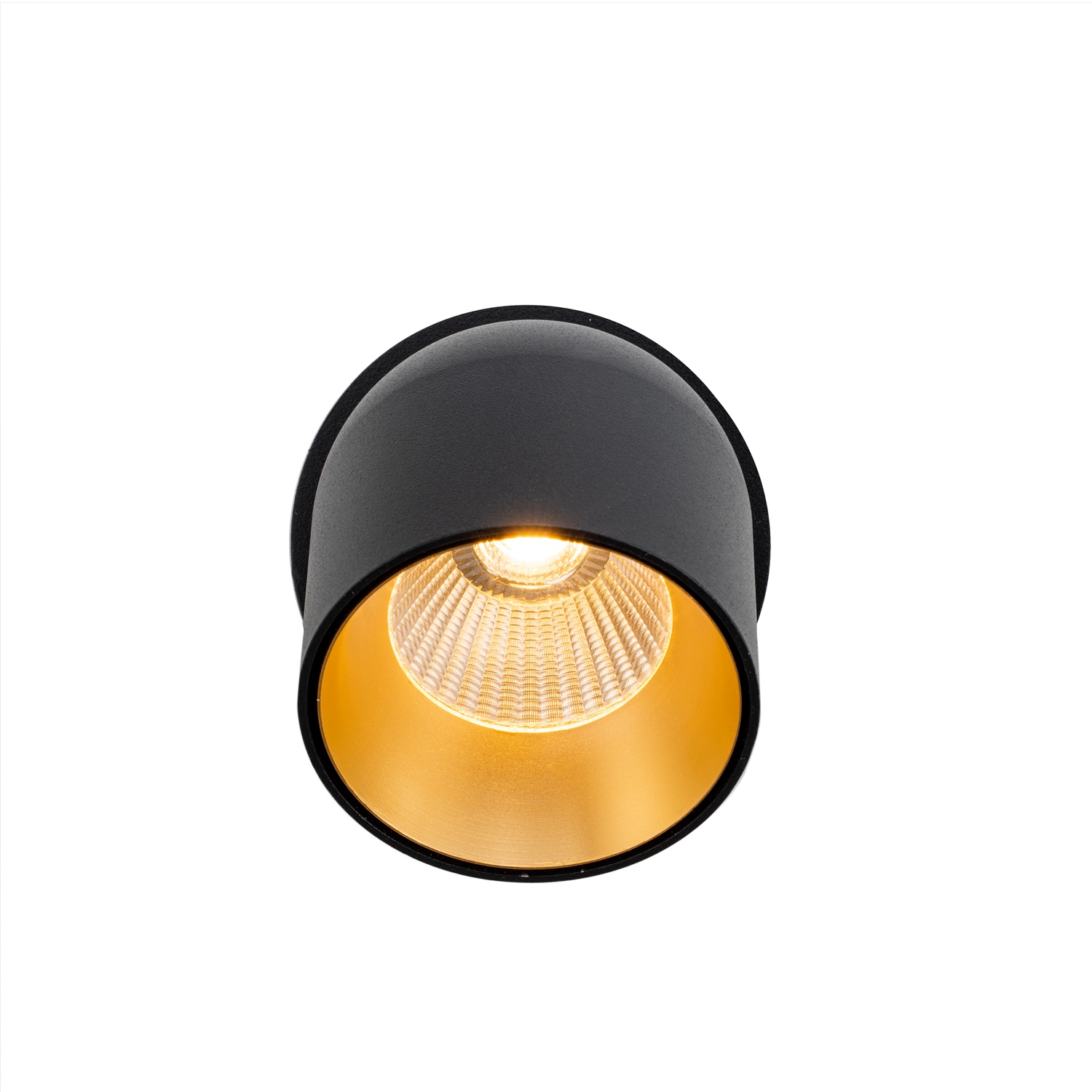SLC LED-Einbaustrahler CUP schwarz/gold 2700K 3234543 7070938069847