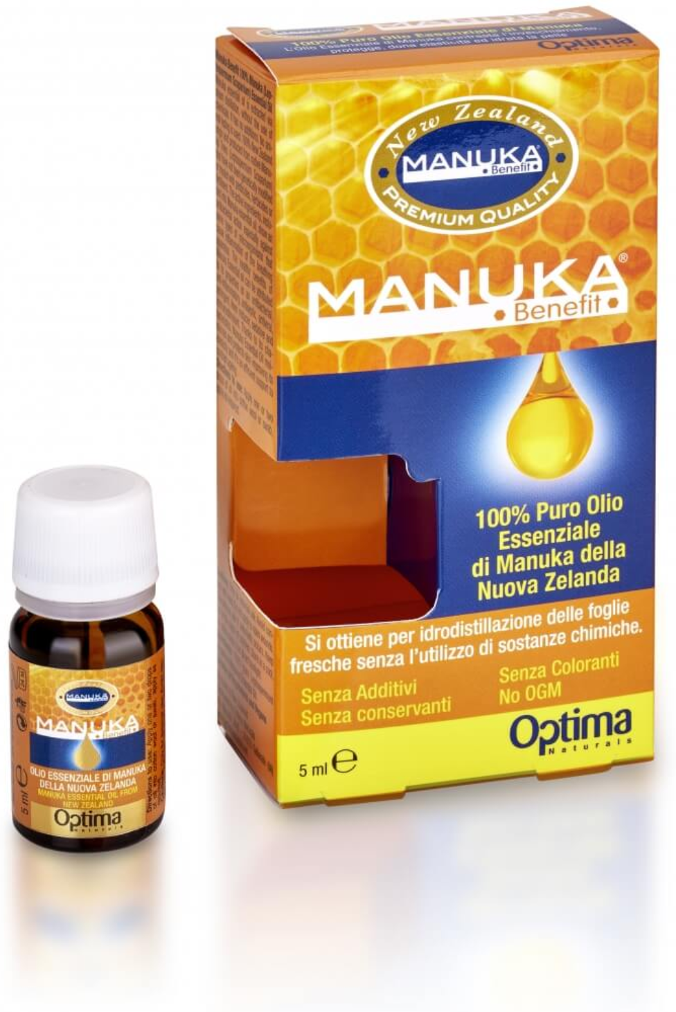 OPTIMA Manuka Benefit - 100% Puro Olio Essenziale 5ml 