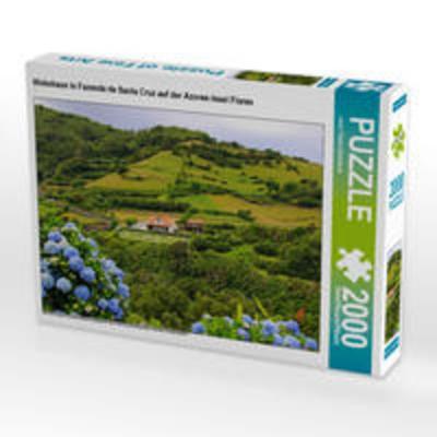 CALVENDO Puzzle Wohnhaus in Fazenda de Santa Cruz auf der Azoren-Insel Flores 2000 Teile Lege-Größe 90 x 67 cm Foto-Puzzle Bild von Jana