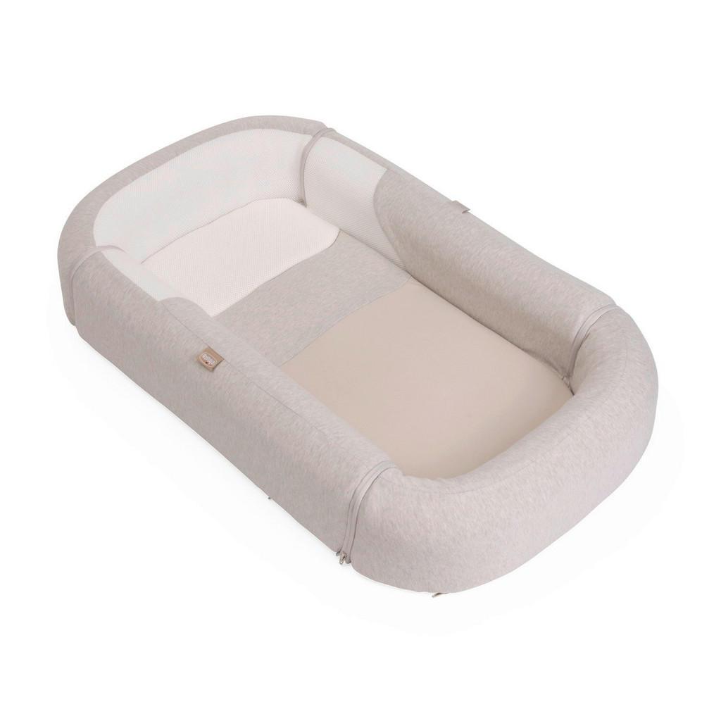 Chicco Nestchen , Beige , Textil , 49x81 cm , Bezug abnehmbar, Bezug waschbar, mit Reissverschluss , Schlafen, Babybettausstattung, Babynestchen & Nestchenschlangen