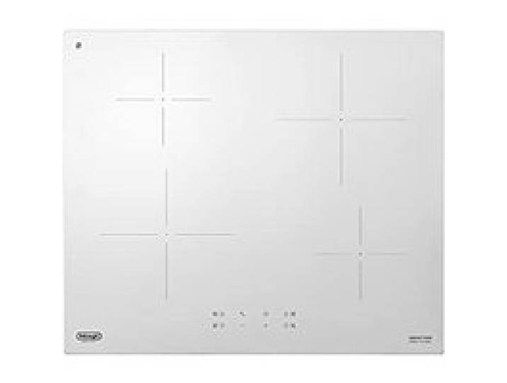 Table de cuisson à induction DELONGHI PIB 62 - 60cm 4 zones - Minuteur Touch Control - Verre Blanc