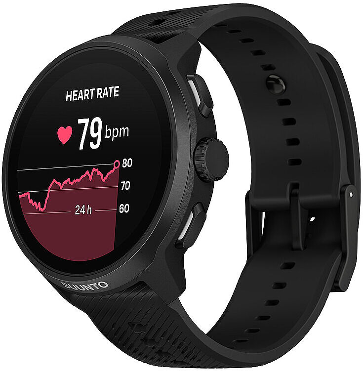 SUUNTO GPS-Multisportuhr Suunto Run 2 All Black schwarz B