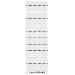 LEITZ Blanko-Schildchen 25x15mm weiß VE=60x200 Stück