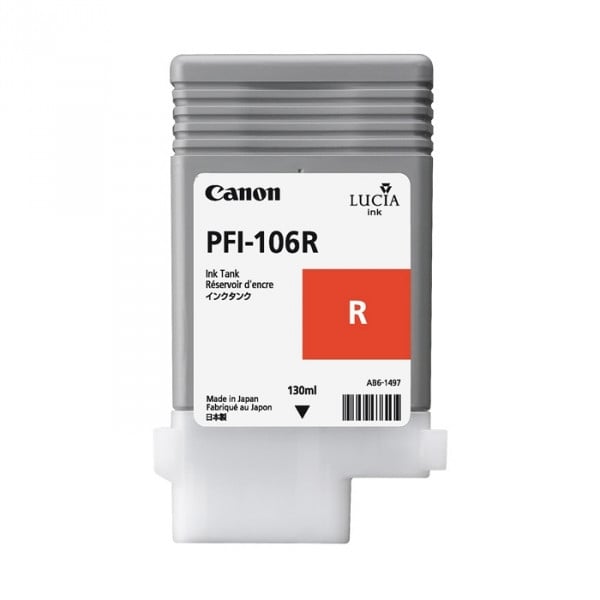 Canon PFI-106 R Pigmentinkt Rood, 1 stuk