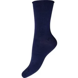 Decoy 2P Fine Knit Cotton Socks Marine Strl 37/41 Damen