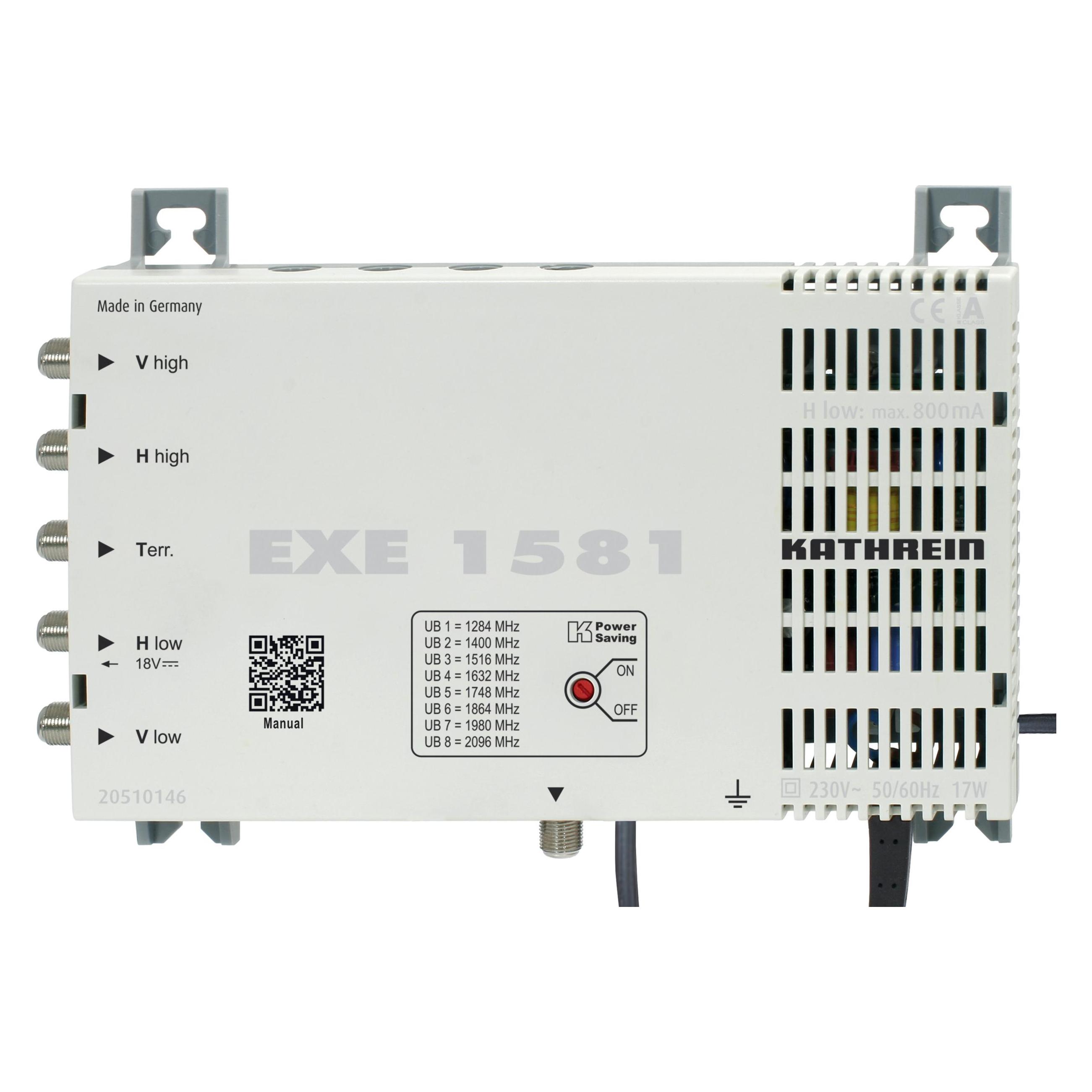Kathrein EXE 1581 Multiswitch Satelliten-/terrestrisches Signal (Multischalter) (20510146)