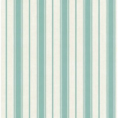 Seabrook Designs Eliott Linen Stripe Nonwoven Unpasted Wallpaper