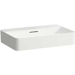 Laufen Val Waschtisch-Schale H8122850001091 60x40cm, weiß, mit Überlauf, ohne Hahnloch
