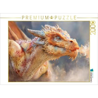 CALVENDO Puzzle Drachen | 2000 Teile Lege-Größe 90x67cm Foto-Puzzle für glückliche Stunden