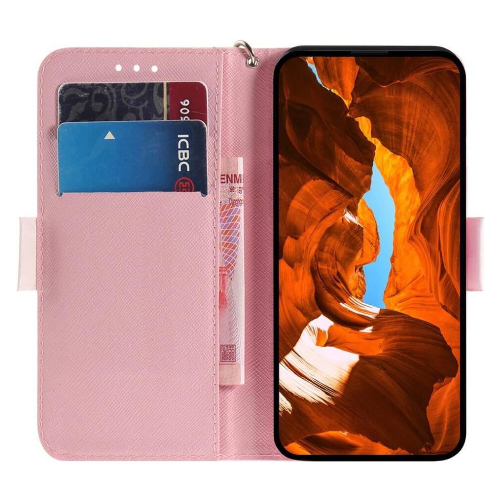 Cover-Discount Sony Xperia 10 V - Etui Glitzer Effekt Blüten (Sony Xperia 10 V) (660131593F)