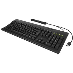 KeySonic KSK-8041U-CR kabelgebundene Tastatur mit Smartcard Leser - QWERTZ DE - schwarz