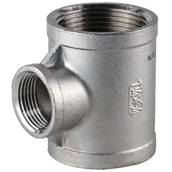 Springer T-Stück EN 10226-1 NPS 1 Zoll NPS2 3/4 Zoll IG reduziert