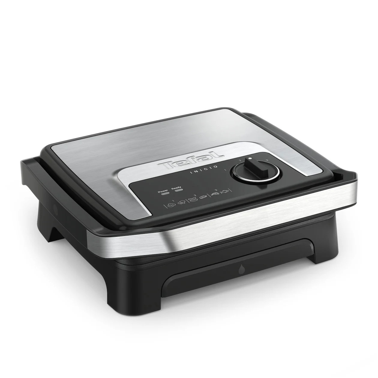 Tefal Inicio Adjust GC272D10 Contactgrill Zwart met afneembare platen