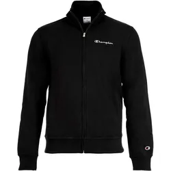 Champion Herren Sweatjacke - Heavy Soft Compact Fall Poly Fleece 310 Full Zip Sweatshirt, einfarbig Schwarz / L