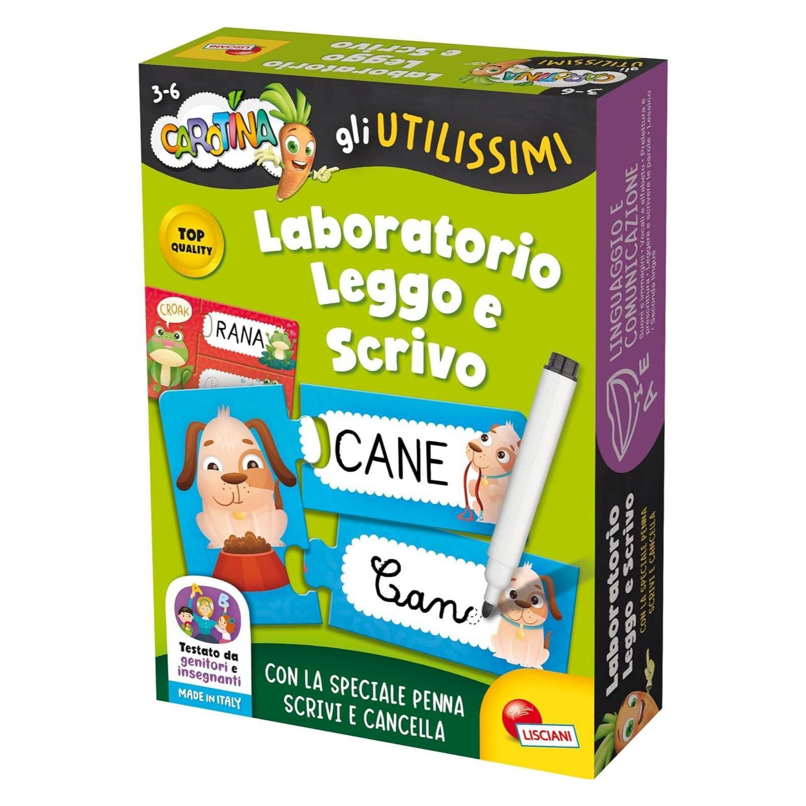 Lisciani Carotina Gli Utilissimi Laboratorio Leggo E Scrivo (Deutsch, Englisch, Italienisch) (43856030)