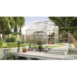 Vitavia Gewächshaus "Uranus 6700",aluminium eloxiert,6,7 m2