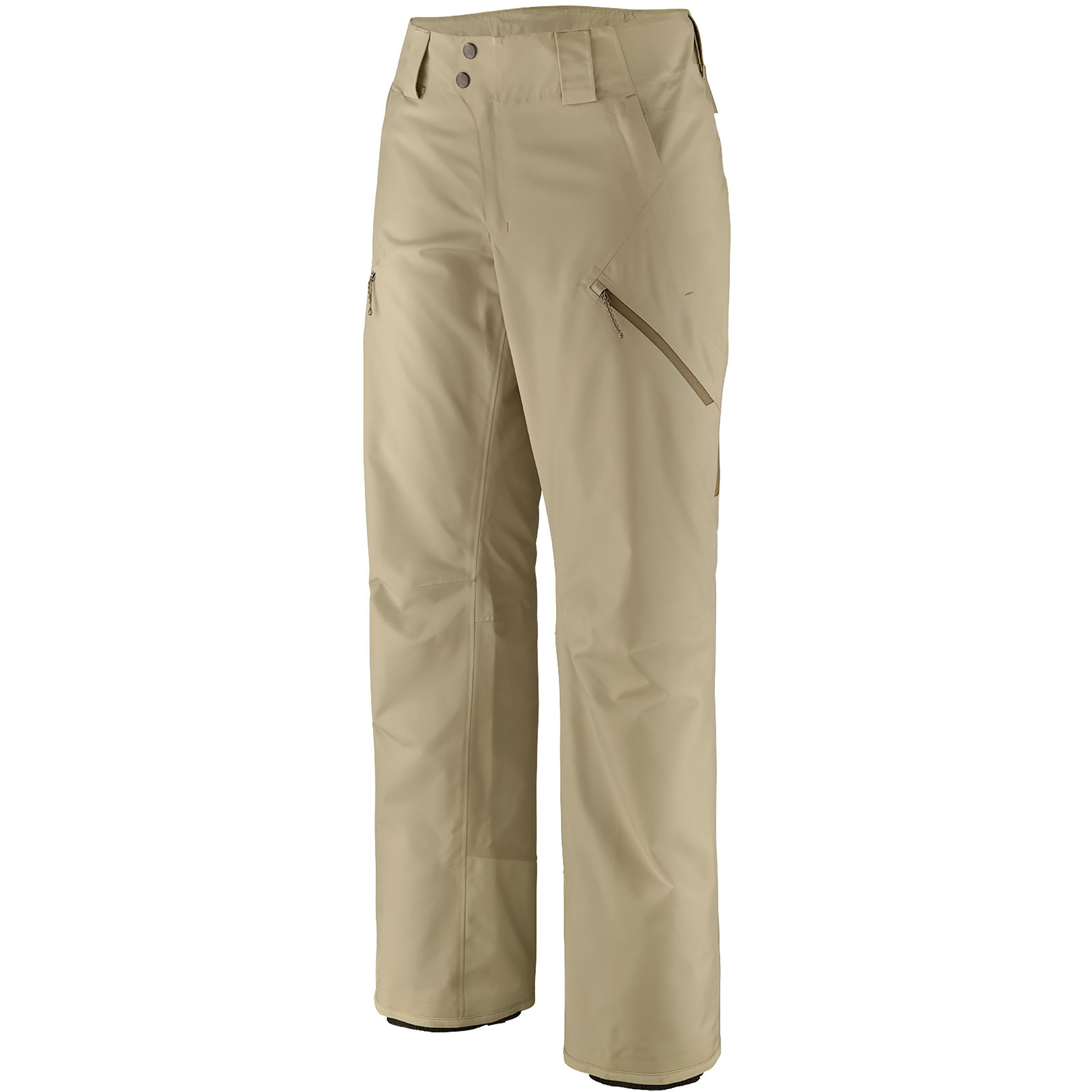 Patagonia Powder Town Hose Damen Hardshellhose & Regenhose beige Größe S Skifahren | Freeride Winddicht Wasserabweisend