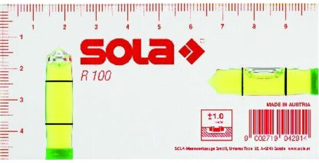 SOLA Niveau à bulle R100 10 cm (01622101)